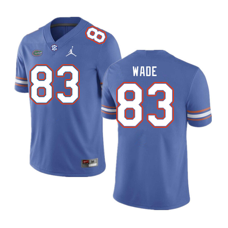 Men #83 Jackson Wade Florida Gators College Football Jerseys Stitched Sale-Royal